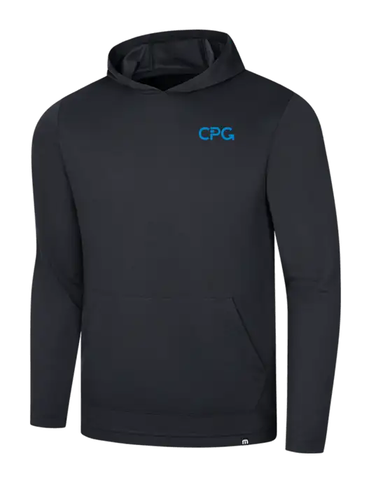 TravisMathew Black Coveside Hoodie w/CPG Logo