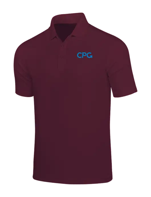 Maroon Dry Zone UV Micro Mesh Polo w/CPG Logo