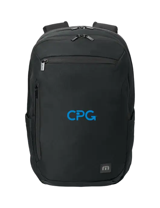 TravisMathew Black Duration Backpack w/CPG Logo