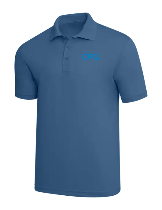 Slate Blue PosiCharge RacerMesh Polo w/CPG Logo