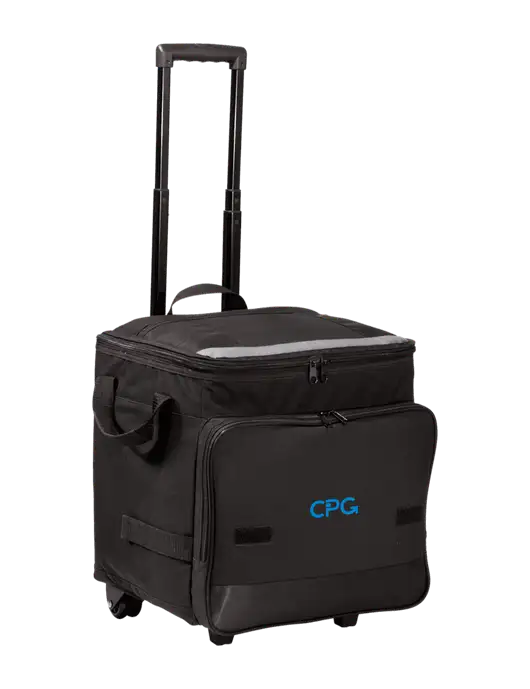 Black Rolling Cooler w/CPG Logo
