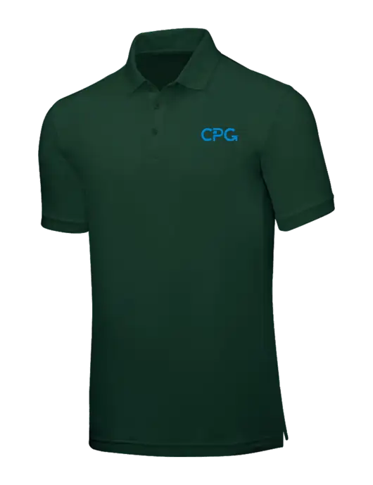 Dark Green Core Classic Pique w/CPG Logo