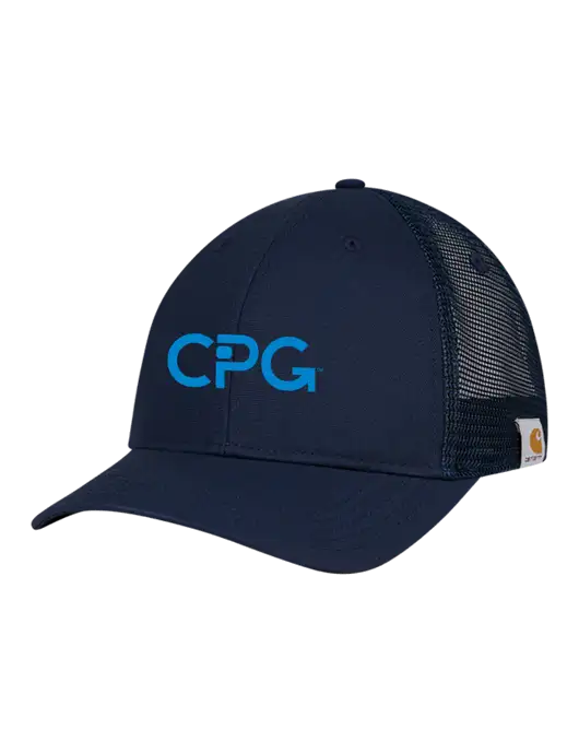 Carhartt Navy Trucker Rugged Pro Series Cap w/CPG Logo