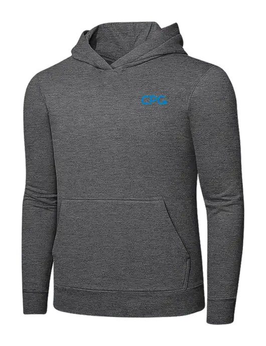 Graphite Heather 7.8. oz Ring Spun Hooded Sweatshirt w/CPG Logo