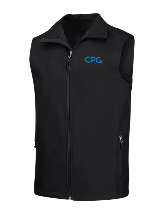 Black Core Soft Shell Vest w/CPG Logo