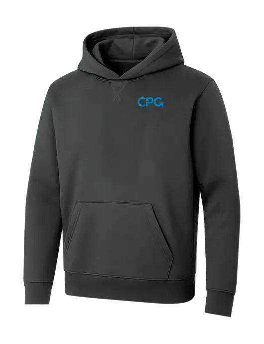 Allmade Charcoal Grey Organic French Terry Pullover Hoodie w/CPG Logo