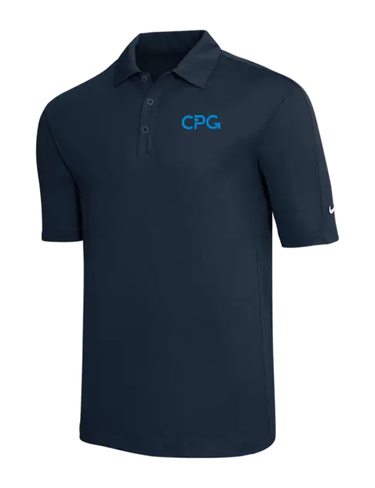 Nike Navy Tech Sport Dri-FIT Polo w/CPG Logo