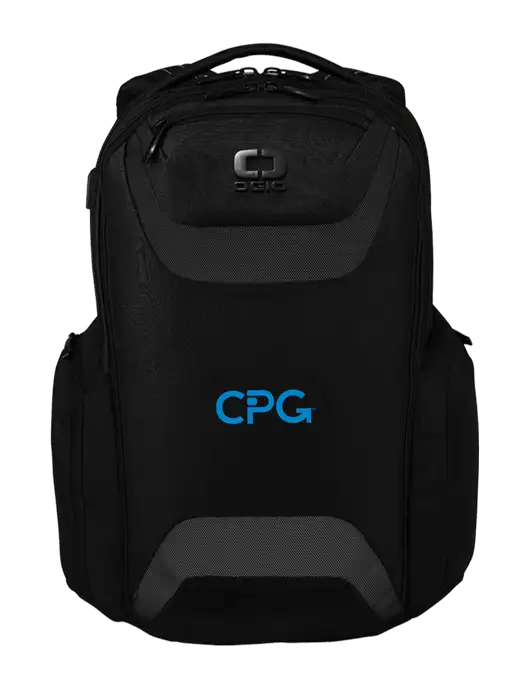 OGIO Black Charcoal Connected Pack w/CPG Logo