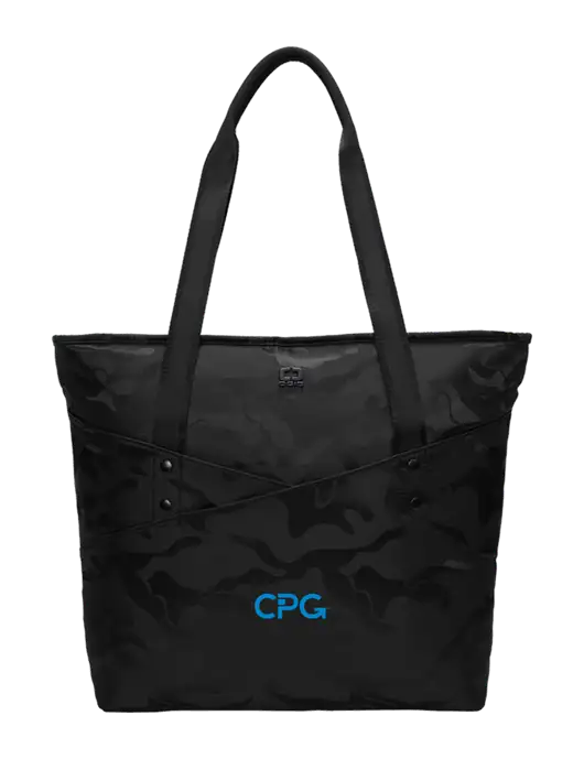 OGIO Black Camo Downtown Tote 
 w/CPG Logo