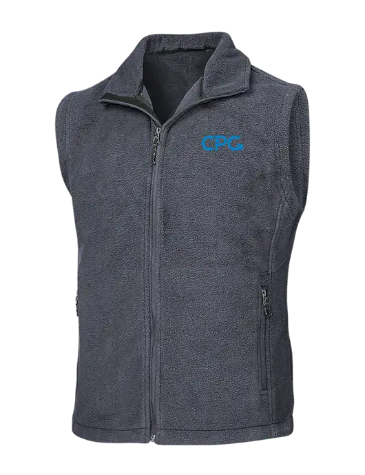 Dark Grey Fleece Vest w/CPG Logo