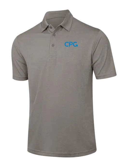 Medium Grey Heather Contender Polo w/CPG Logo