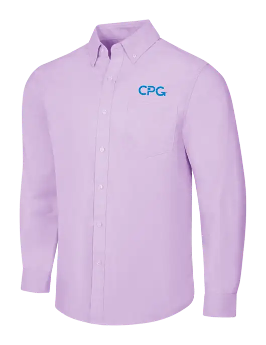 Soft Purple SuperPro Oxford Shirt w/CPG Logo