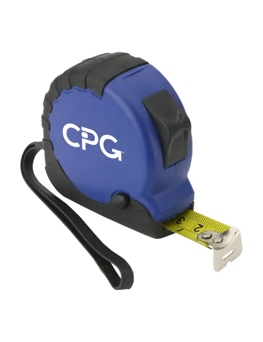 Blue Tape Measure, 16' w/CPG Logo