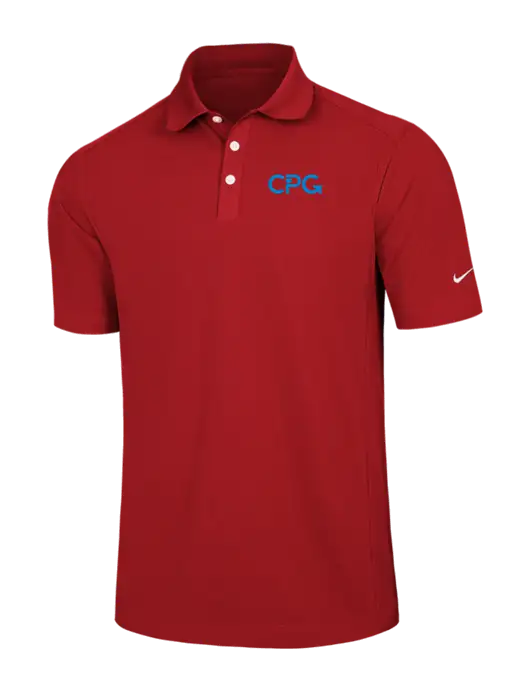 Nike Red Dri-FIT Classic Polo w/CPG Logo