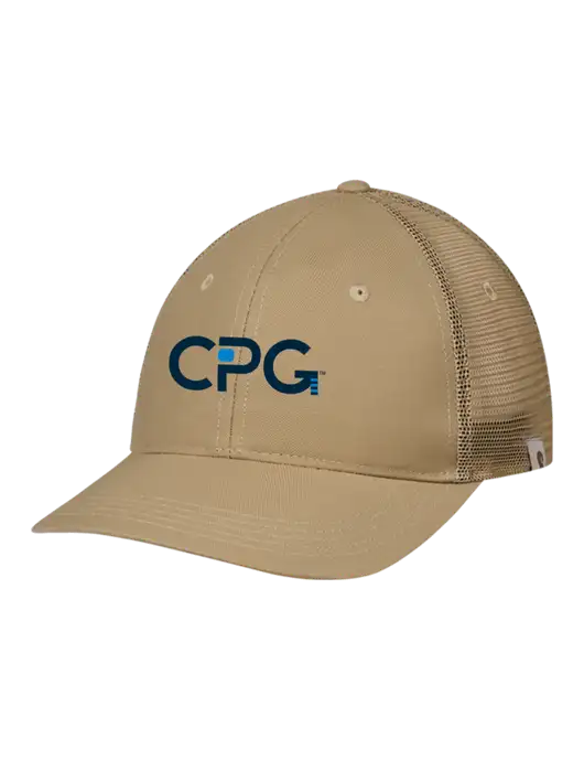 Carhartt Dark Tan Trucker Rugged Pro Series Cap w/CPG Logo