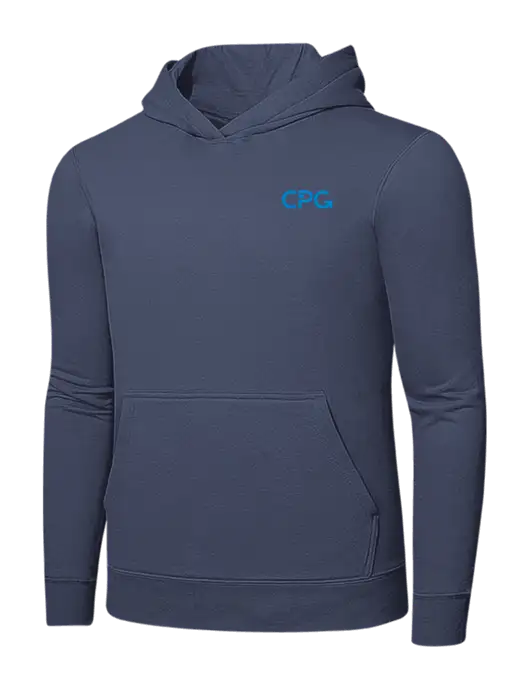 Steel Blue 7.8. oz Ring Spun Hooded Sweatshirt w/CPG Logo