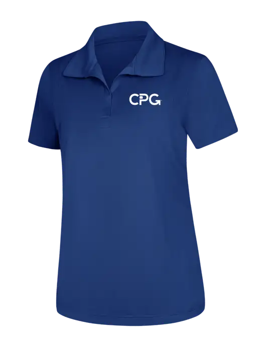 Womens Royal Micropique Sport-Wick Polo w/CPG Logo