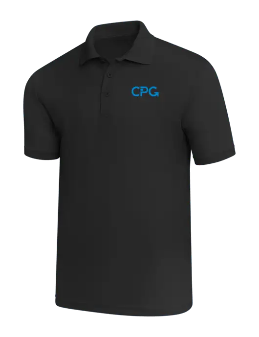 Black PosiCharge RacerMesh Polo w/CPG Logo