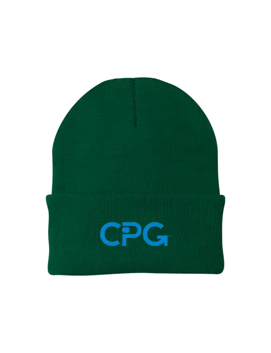 Dark Green Knit Cap w/CPG Logo