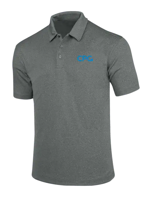 Charcoal Trace Heather Polo w/CPG Logo