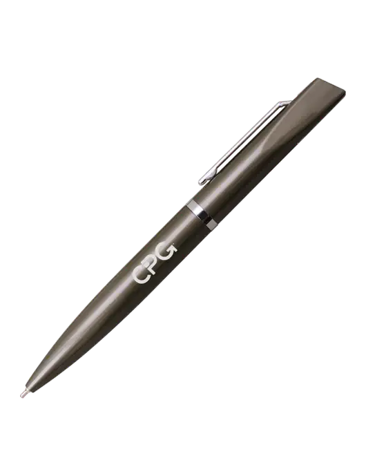 Santos Gunmetal Pen - Black Ink w/CPG Logo