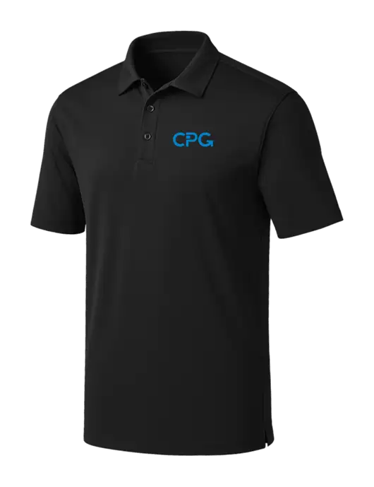 Black Silk Touch Performance Polo w/CPG Logo