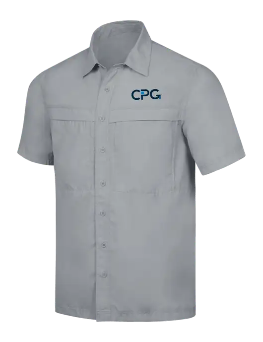 Light Grey Short Sleeve UV Daybreak Shirt w/CPG Logo