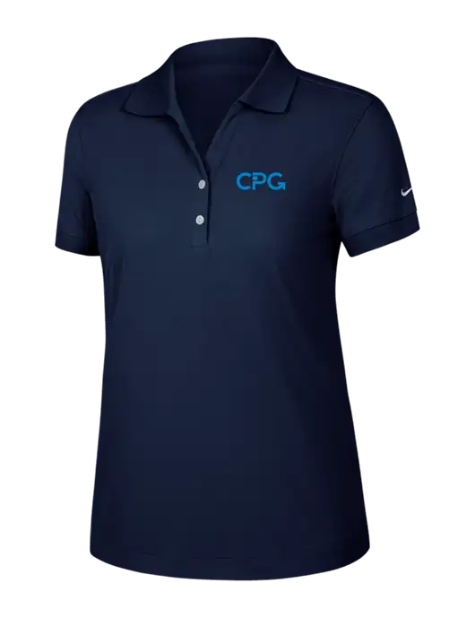 Nike Womens Dri-FIT Classic Dark Navy Polo w/CPG Logo