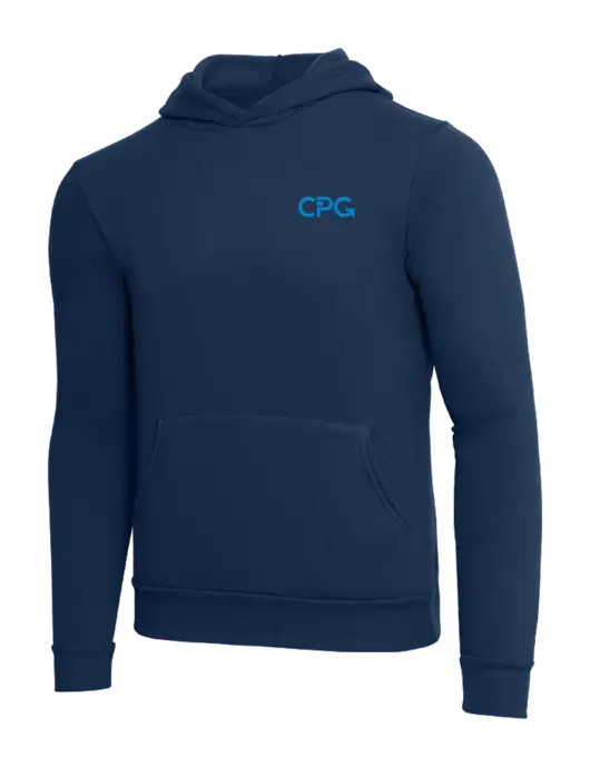 BELLA+CANVAS Navy Sponge Fleece Pullover Hoodie w/CPG Logo