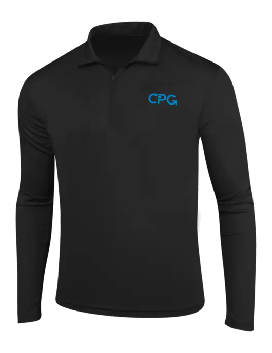 Black PosiCharge Competitor 1/4 Zip Pullover w/CPG Logo