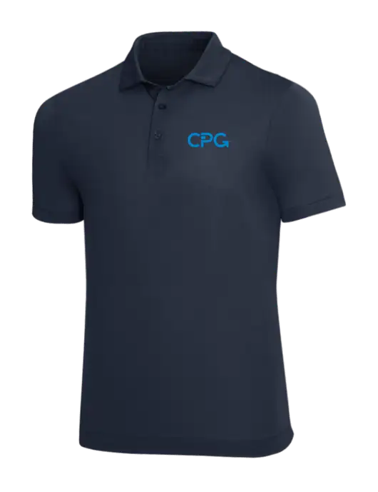 Mercer+Mettle Navy Stretch Jersey Polo w/CPG Logo