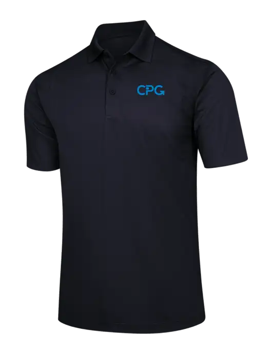 Black Micropique Sport-Wick Polo w/CPG Logo