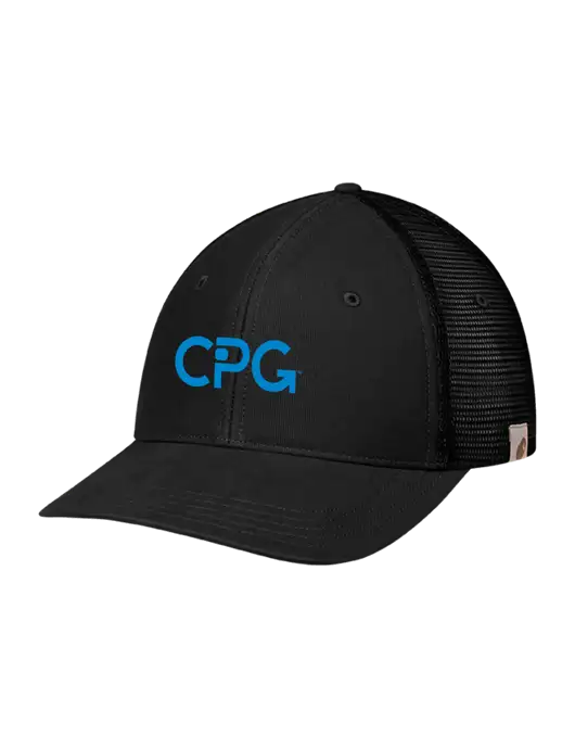 Carhartt Black Canvas Trucker Cap w/CPG Logo