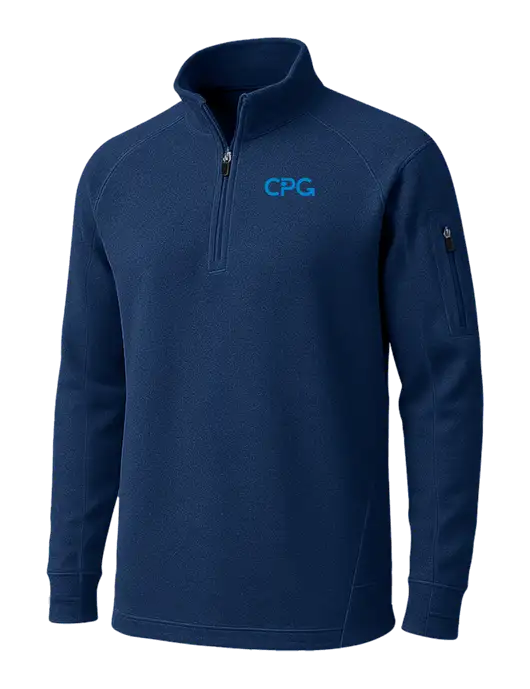 True Navy Tech Fleece 1/4 Zip Pullover w/CPG Logo