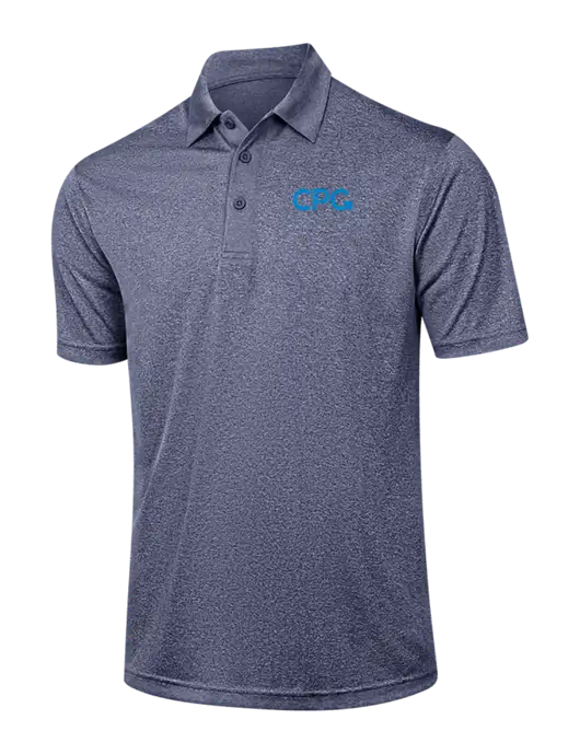 Navy Heather Contender Polo w/CPG Logo