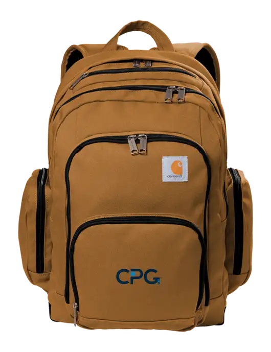 Carhartt Brown Foundry Series Pro Backpack w/CPG Logo