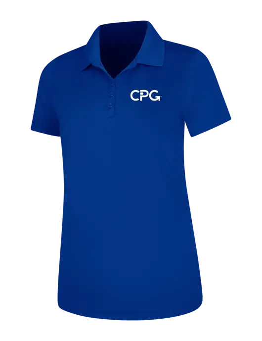 Dark Royal Womens Dry Zone UV Mesh Polo w/CPG Logo