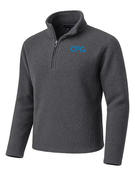 Dark Grey Fleece 1/4-Zip Pullover w/CPG Logo
