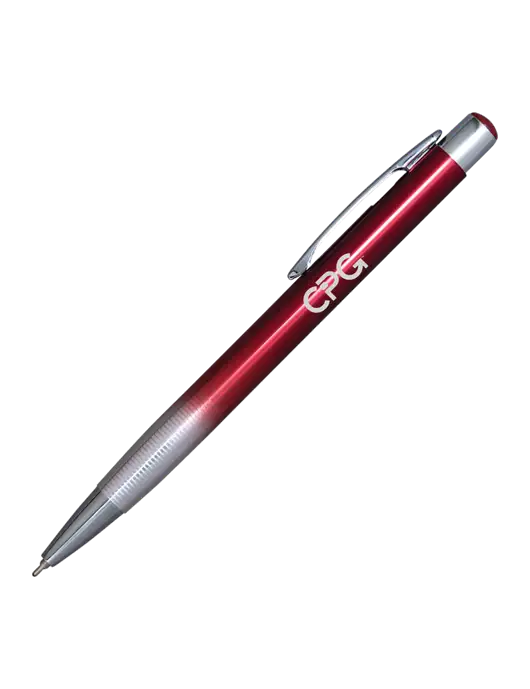 Desi Ombre Maroon Pen - Black Ink w/CPG Logo