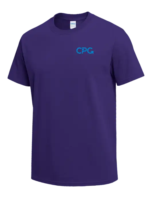 Purple Heavyweight 6.1 oz T-Shirt w/CPG Logo