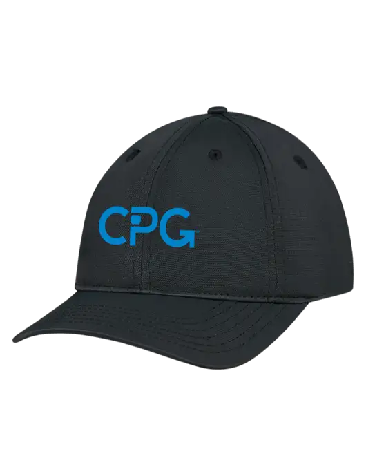 Black Nylon Twill Performance Cap w/CPG Logo