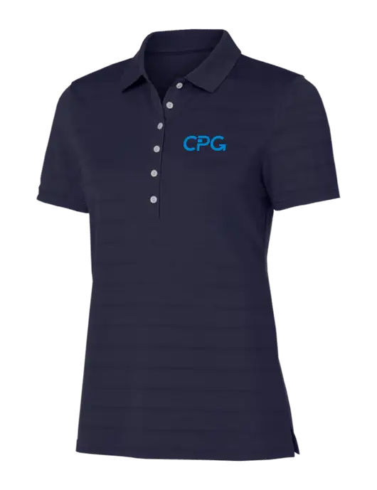 Callaway Womens Navy Ventilated Polo w/CPG Logo