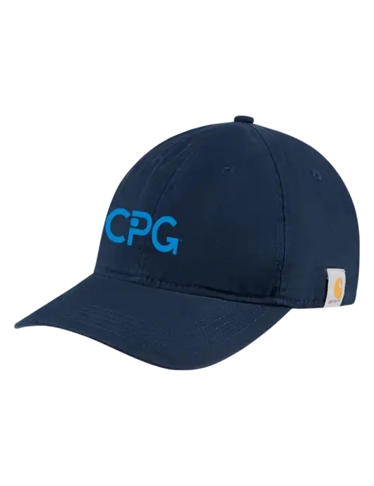 Carhartt Navy Cotton Canvas Cap w/CPG Logo