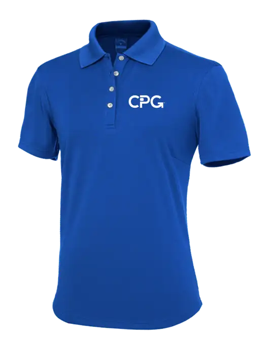 Callaway Womens Core Royal Performance Polo w/CPG Logo
