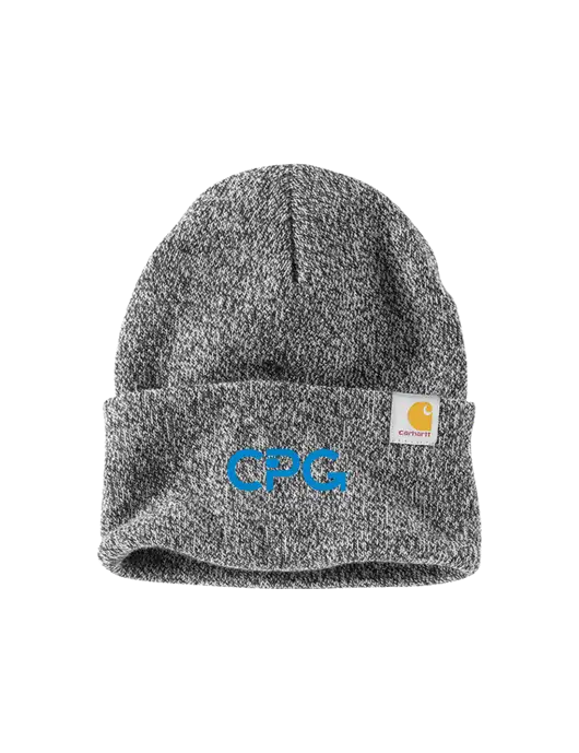 Carhartt Medium Grey Heather Watch Cap 2.0 w/CPG Logo