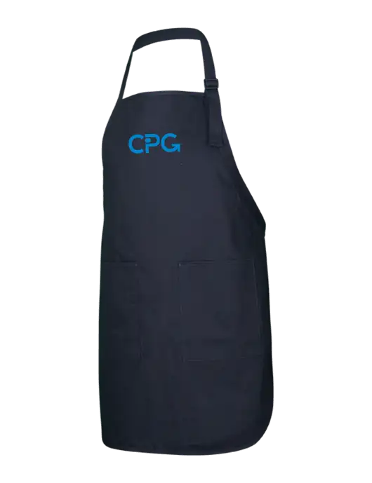 Full-Length Black Apron With Pockets w/CPG Logo