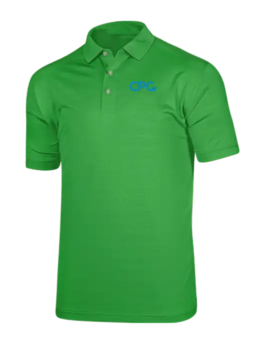 Callaway Vibrant Kelly Green Ventilated Polo w/CPG Logo
