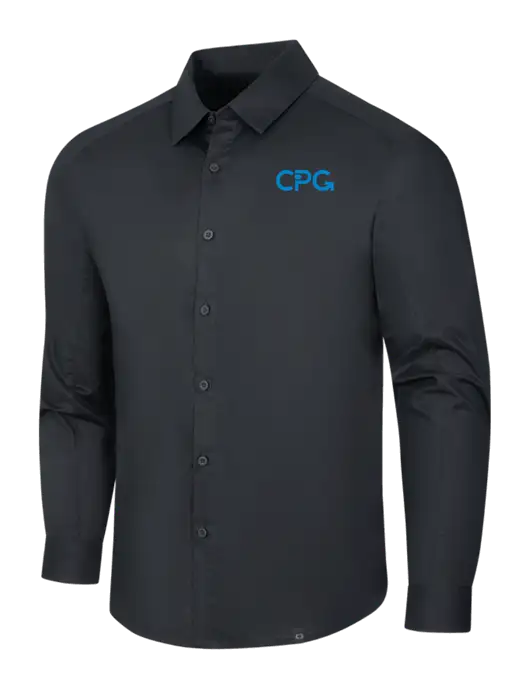 OGIO Black Commuter Woven Shirt w/CPG Logo