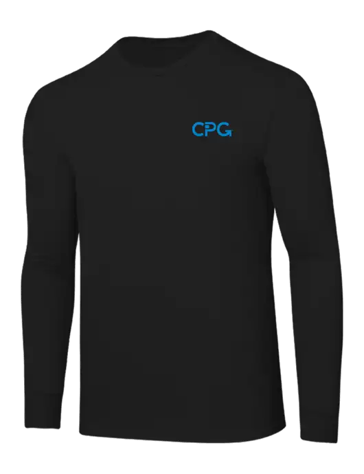 Core Blend Black Long Sleeve Tee w/CPG Logo
