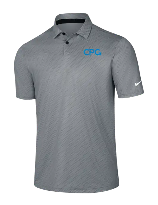 Nike Medium Grey Vapor Dash Polo w/CPG Logo